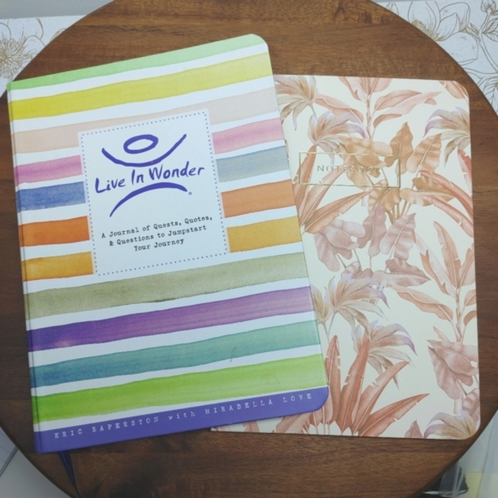 Two Writing Journals - One with Prompts for Reflection